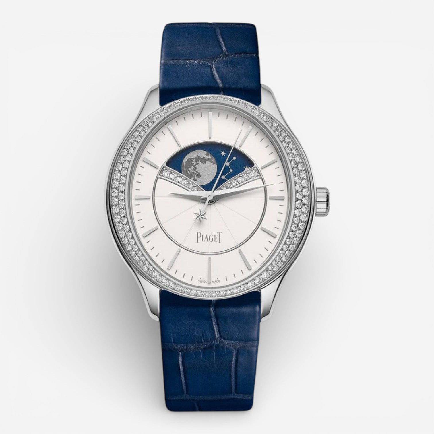 Piaget Limelight Stella 18K White Gold Diamond Automatic Ladies Watch G0A40111 - THE SOLIST