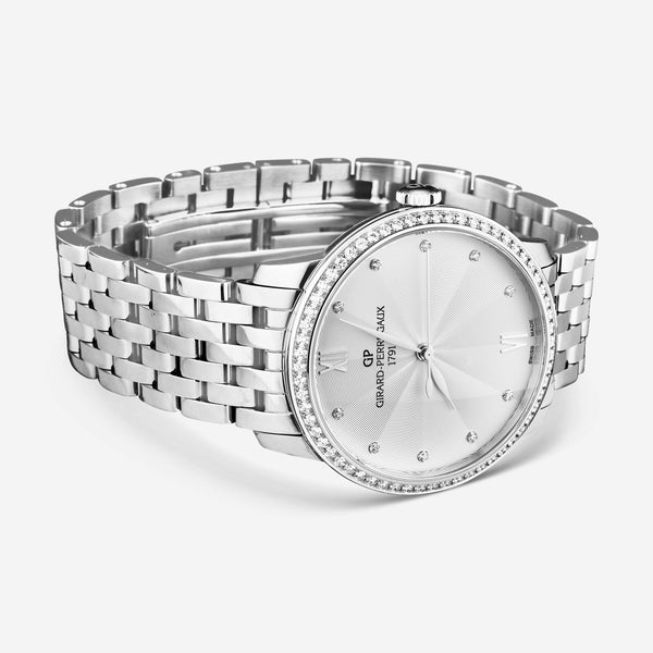 Girard - Perregaux 1966 Diamond Stainless Steel Automatic Ladies Watch 49523D11A171 - 11A - THE SOLIST - Girard - Perregaux