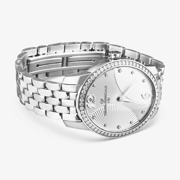 Girard - Perregaux Cat's Eye Diamond Stainless Steel Automatic Ladies Watch 80493D11A161 - 11A - THE SOLIST - Girard - Perregaux