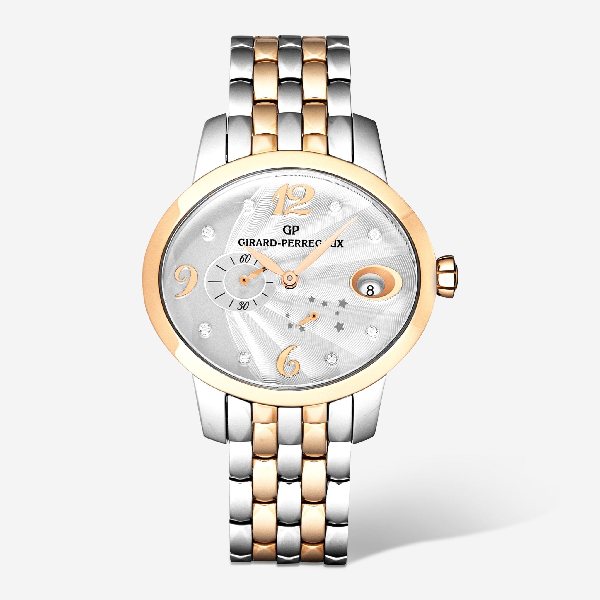 Girard - Perregaux Cat's Eye Two Tone Stainless Steel Automatic Ladies Watch 80486 - 56 - 162 - 56A - THE SOLIST - Girard - Perregaux