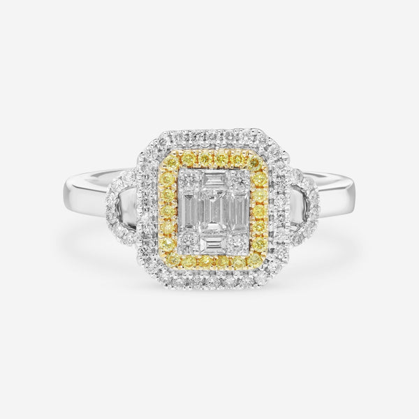 Gregg Ruth 14K Gold, White Diamond 0.45ct. tw. and Fancy Yellow Diamond Engagement Ring Sz. 6.75 52881 - THE SOLIST - Gregg Ruth