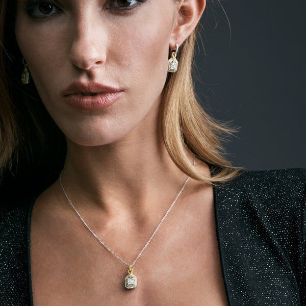 Gregg Ruth 14K Yellow & White Gold Diamond Drop Earrings 47202 - THE SOLIST