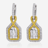 Gregg Ruth 14K Yellow & White Gold Diamond Drop Earrings 47202 - THE SOLIST