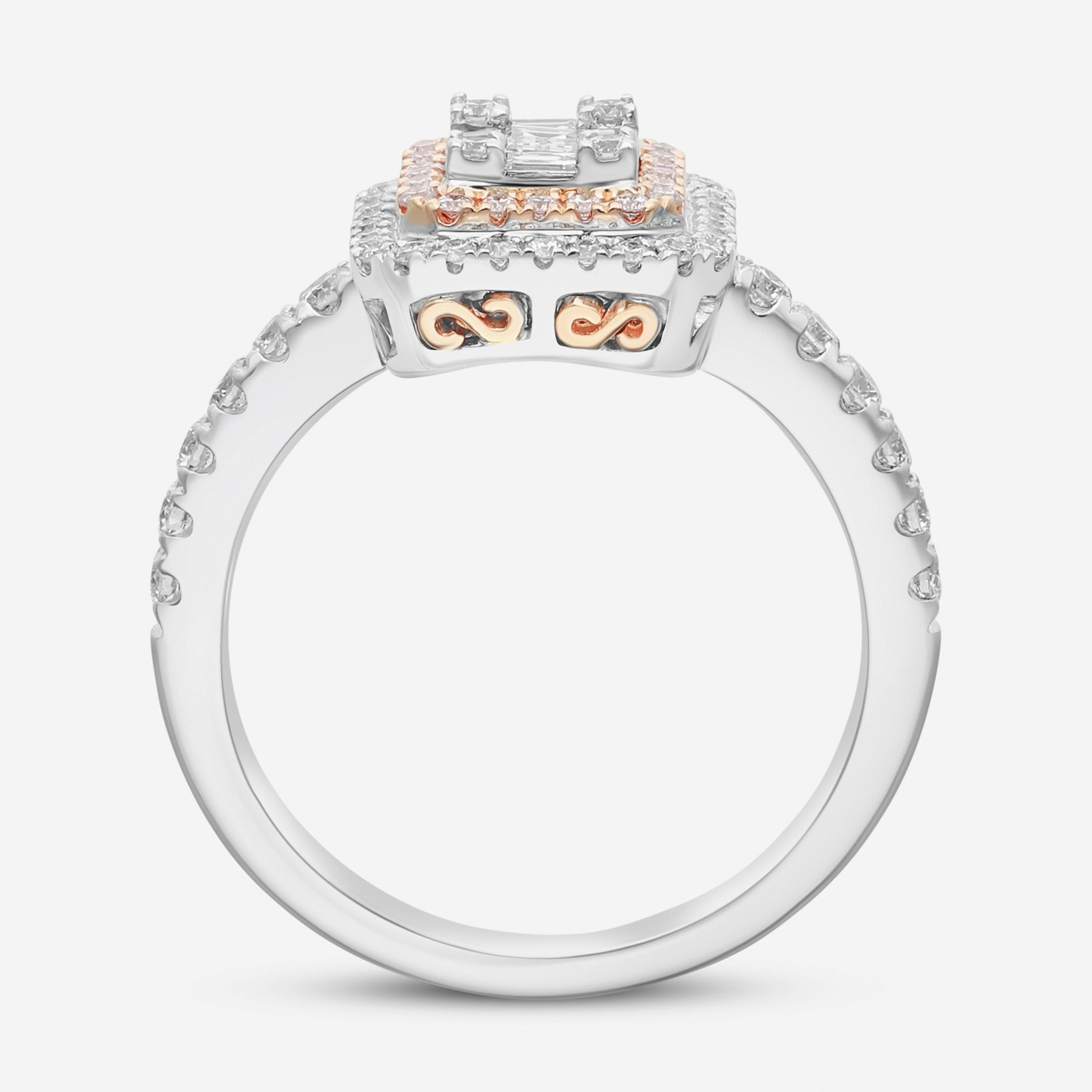 Gregg Ruth 14K White Gold Diamond 0.83ct. Engagement Ring Sz. 6.75 50635 - THE SOLIST