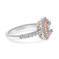 Gregg Ruth 14K Gold, White Diamond and Fancy Pink Diamond Engagement Ring - THE SOLIST - Gregg Ruth