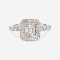Gregg Ruth 14K White Gold Diamond 0.83ct. Engagement Ring Sz. 6.75 50635 - THE SOLIST