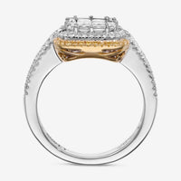 Gregg Ruth 18K White Gold Fancy Diamond 1.45ct. Engagement Ring Sz. 6.5 50098 - THE SOLIST