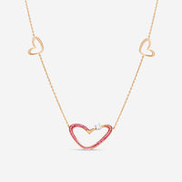 Gübelin 18K Rose Gold Ruby & Diamond Pendant Necklace 42K - 1155.1 - THE SOLIST - Gübelin