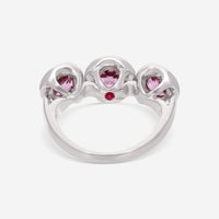 Gübelin 18K White Gold Pink Spinel & Diamond Ring Sz. 5.5 57A - 1774 - THE SOLIST - Gübelin