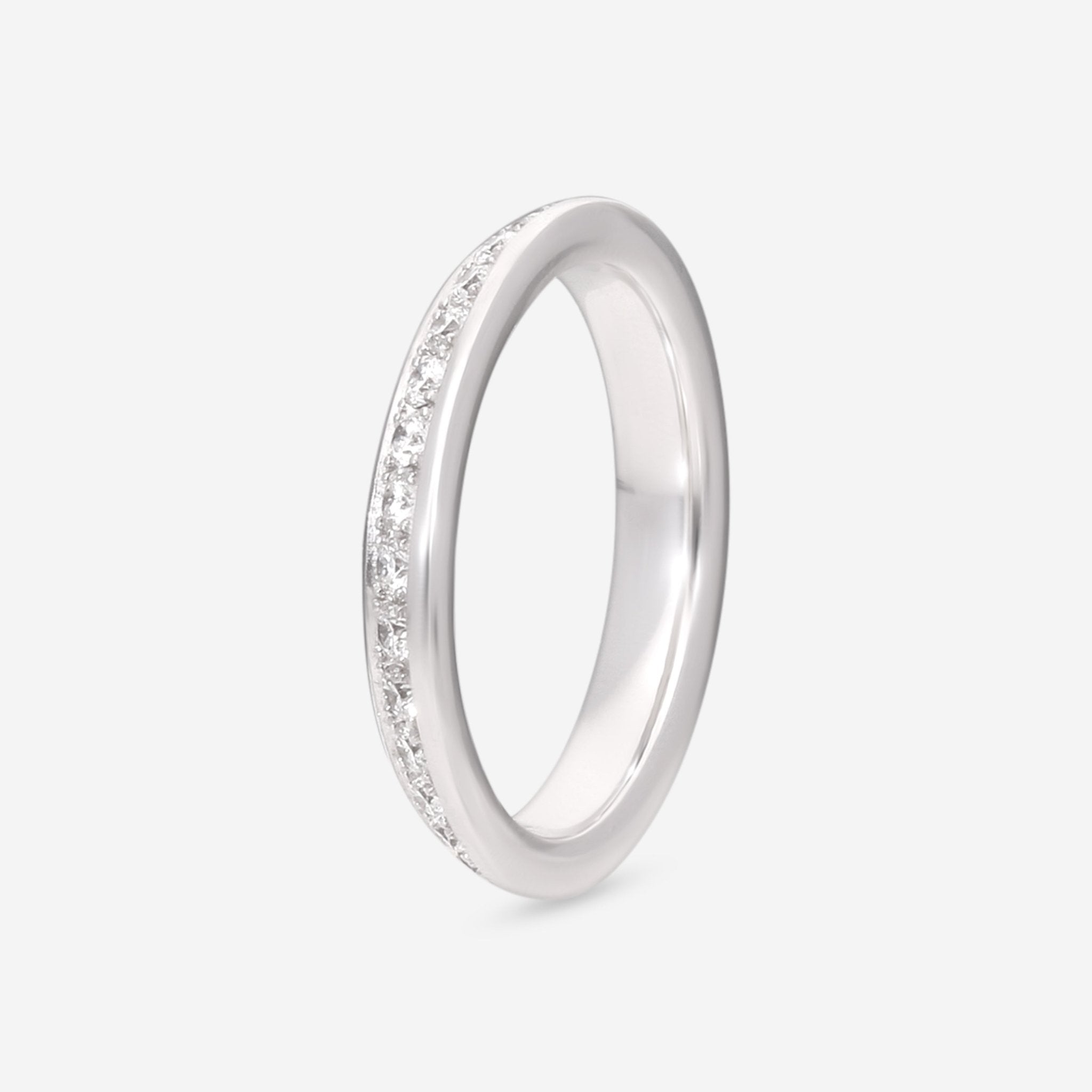 Gübelin Classics 18K White Gold Band Ring Sz. 6 47A - 0150 - THE SOLIST - Gübelin