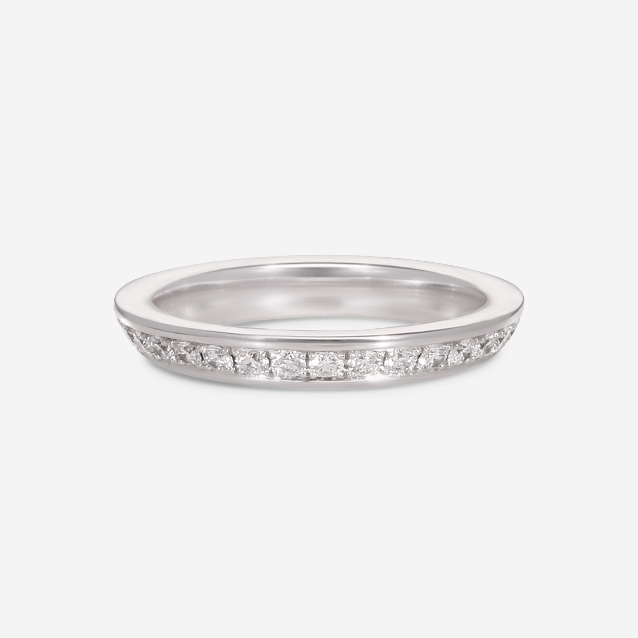 Gübelin Classics 18K White Gold Band Ring Sz. 6 47A - 0150 - THE SOLIST - Gübelin