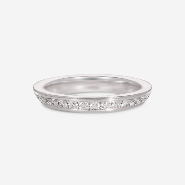 Gübelin Classics 18K White Gold Band Ring Sz. 6 47A - 0150 - THE SOLIST - Gübelin