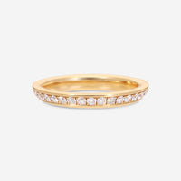 Gübelin Classics 18K Yellow Gold & Diamond Wedding Ring Sz. 5.5 47C - 0150 - THE SOLIST - Gübelin