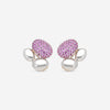 Gubelin Madagascar 18K White & Rose Gold Pink Sapphire Clip Earrings 44K - 1233.8 - THE SOLIST - Gubelin