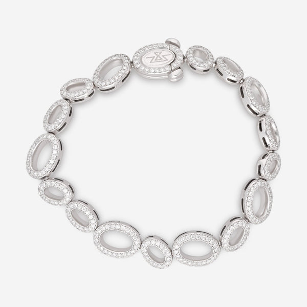 Gübelin Madagaskar 18K White Gold Diamond Bracelet 40A - 0543.5 - THE SOLIST - Gübelin