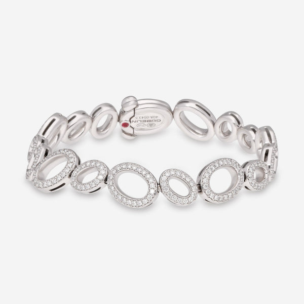 Gübelin Madagaskar 18K White Gold Diamond Bracelet 40A - 0543.5 - THE SOLIST - Gübelin