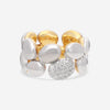 Gübelin Madagaskar 18K White & Yellow Gold Diamond Ring Sz. 6 50K - 1725.1 - THE SOLIST - Gübelin