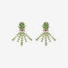 Gübelin Ornaments of Flowers 18K White Gold Green Tourmaline & Tsavorite Drop Earrings 44A - 1329.2 - THE SOLIST - Gübelin