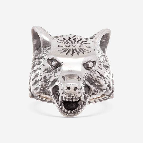 Gucci Anger Forest Sterling Silver Ring Sz. 7.25 YBC476900001 - THE SOLIST - Gucci