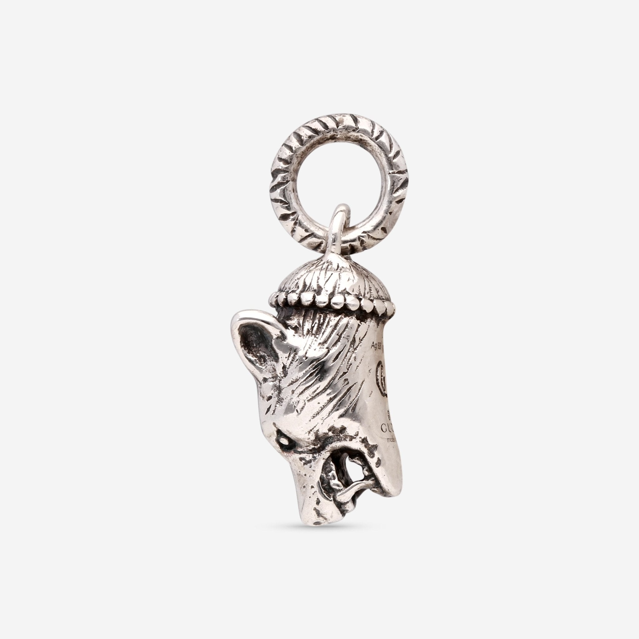 Gucci Anger Forest Sterling Silver Wolf Charm YBG524133001 - THE SOLIST - Gucci