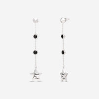 Gucci Blind For Love Sterling Silver Black Spinel Drop Earrings YBD502160001 - THE SOLIST - Gucci