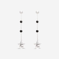 Gucci Blind For Love Sterling Silver Black Spinel Drop Earrings YBD502160001 - THE SOLIST - Gucci