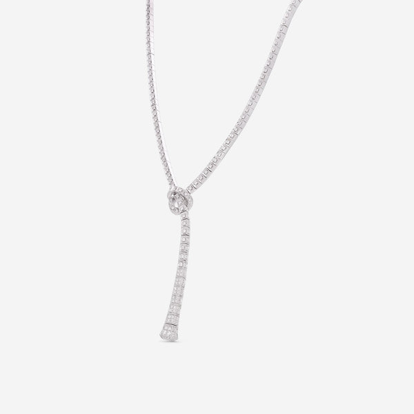 Gucci Chiodo White Gold Diamond Lariat Necklace YBB373749001 - THE SOLIST - Gucci