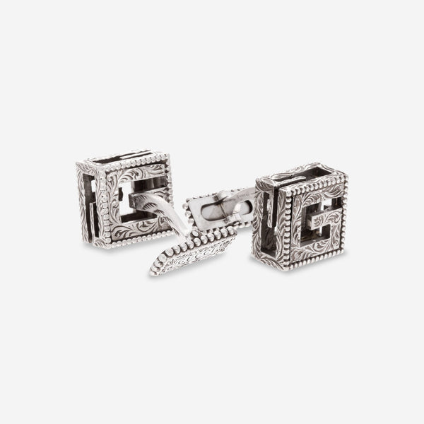 Gucci Cube Sterling Silver Cufflinks YBE552765001 - THE SOLIST - Gucci