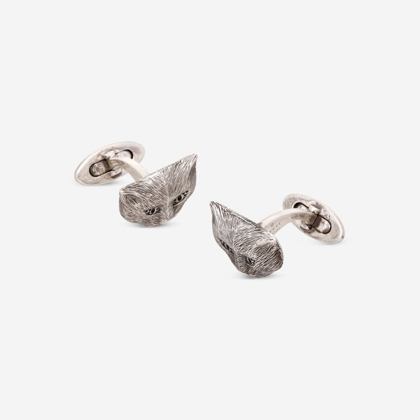 Gucci Feline Sterling Silver Cufflinks YBE577968001 - THE SOLIST - Gucci