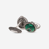 Gucci Garden Sterling Silver & Metal Resin Snake Motif Cufflinks YBE577426001 - THE SOLIST - Gucci