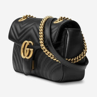 Gucci GG Marmont Mini Black Leather Women's Shoulder Bag 443497DTDIT1000 - THE SOLIST - Gucci