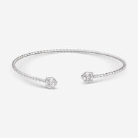 Gucci Le Marche des Merveilles 18K White Gold Diamond Bangle Bracelet YBA525993001 - THE SOLIST - Gucci