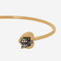 Gucci Le Marche Des Merveilles 18K Yellow Gold and Sterling Silver, Diamond Cuff Bracelet YBA433753001017 - THE SOLIST - Gucci