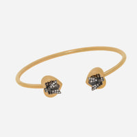 Gucci Le Marche Des Merveilles 18K Yellow Gold and Sterling Silver, Diamond Cuff Bracelet YBA433753001017 - THE SOLIST - Gucci