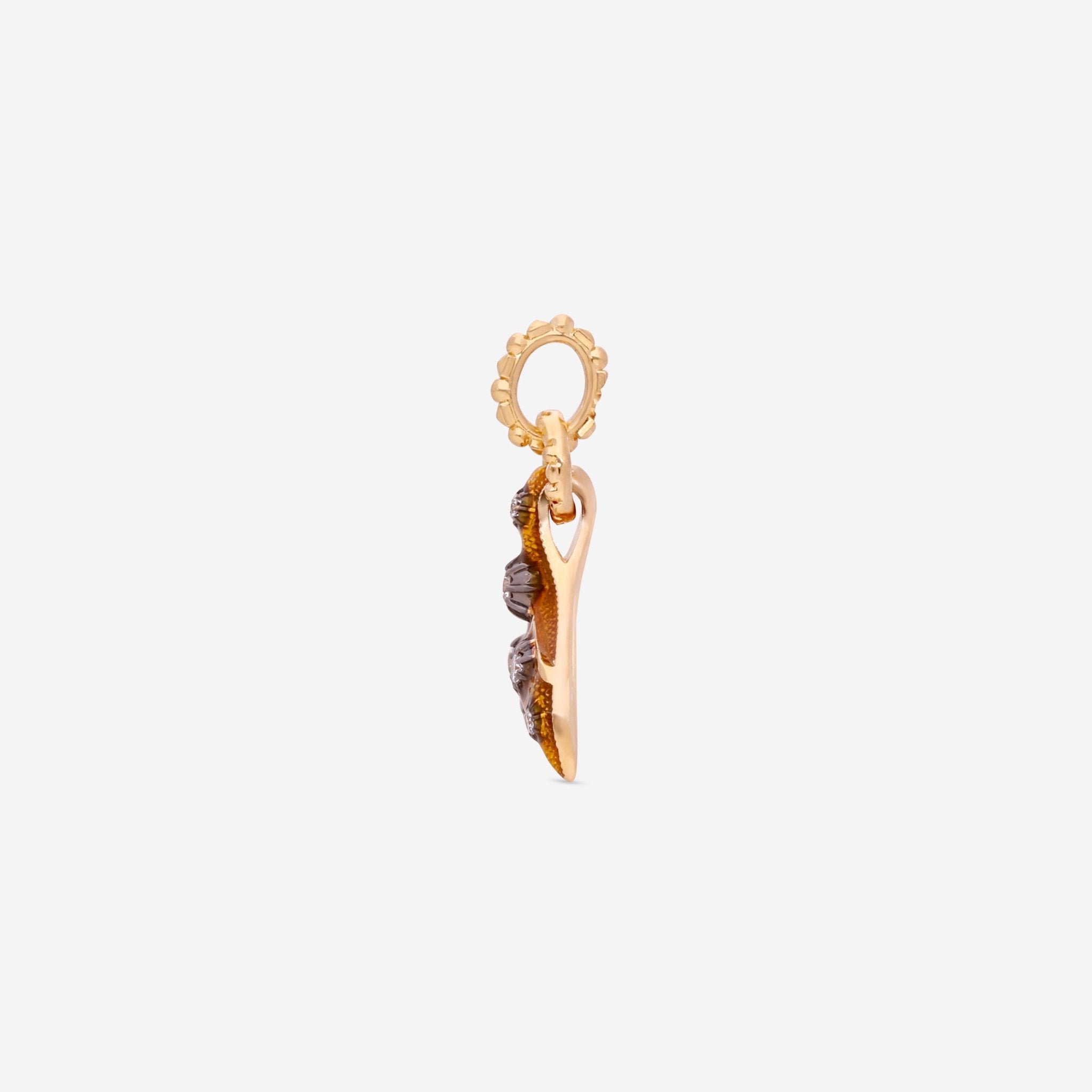 Gucci Le Marche des Merveilles 18K Yellow Gold & Enamel Diamond Charm YBG525102003 - THE SOLIST - Gucci