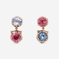 Gucci Le Marche des Merveilles 18K Yellow Gold Multistone Drop Earrings YBD503081002 - THE SOLIST - Gucci