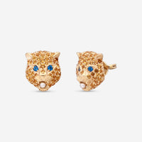 Gucci Le Marche des Merveilles 18K Yellow Gold Multistone Stud Earrings YBD459196003 - THE SOLIST - Gucci