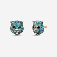 Gucci Le Marche des Merveilles 18K Yellow Gold & Sterling Silver Multistone Stud Earrings YBD459196004 - THE SOLIST - Gucci