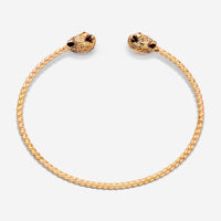 Gucci Le Marche des Merveilles Aged Yellow Gold Diamond Bangle Bracelet YBA526320001 - THE SOLIST - Gucci