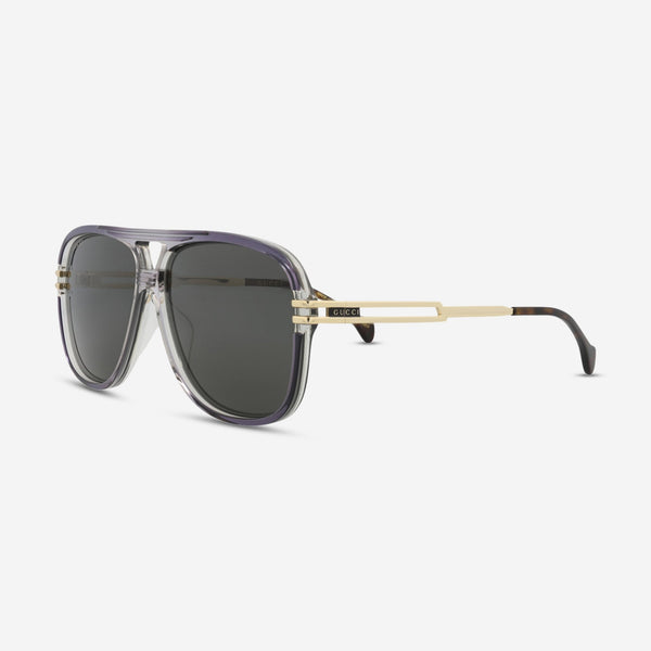 Gucci Square Acetate and Metal Men’s Sunglasses GG1105S - THE SOLIST - Gucci