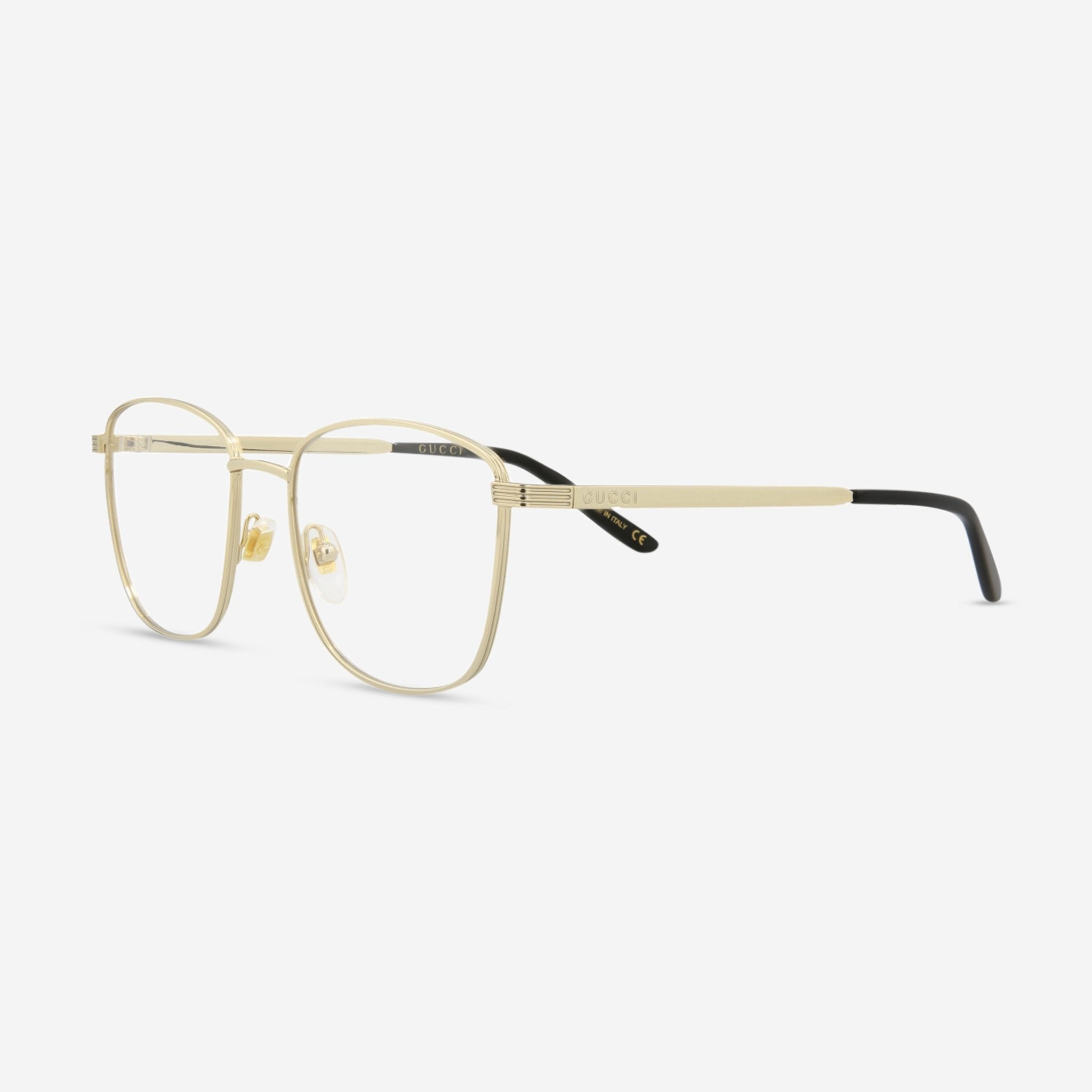 Gucci Square Metal Gold Men's Optical Frames GG0804O - THE SOLIST - Gucci