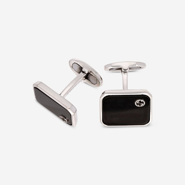 Gucci Sterling Silver Gemstone Cufflinks YBE434491001 - THE SOLIST - Gucci