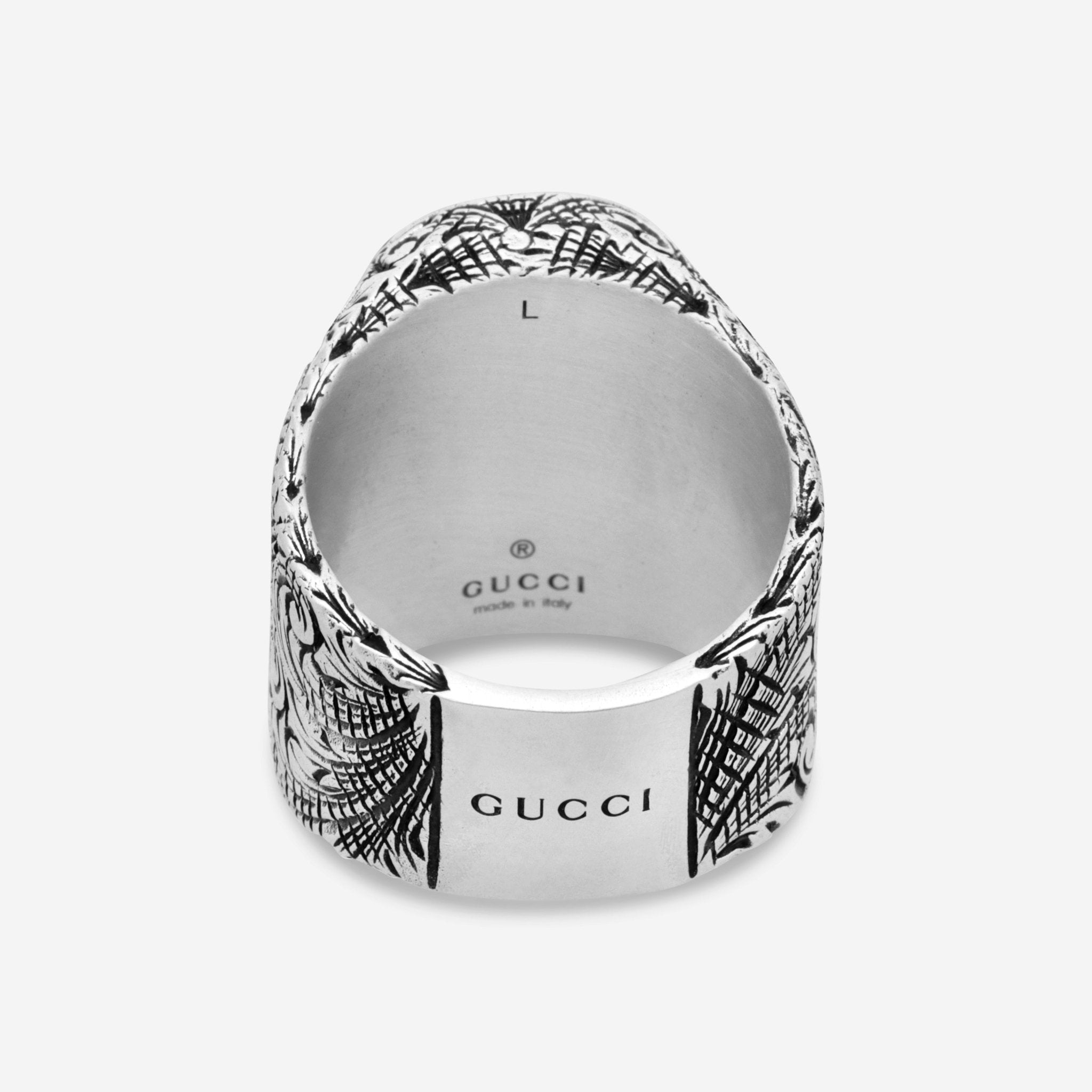 Gucci Sterling Silver Letter 