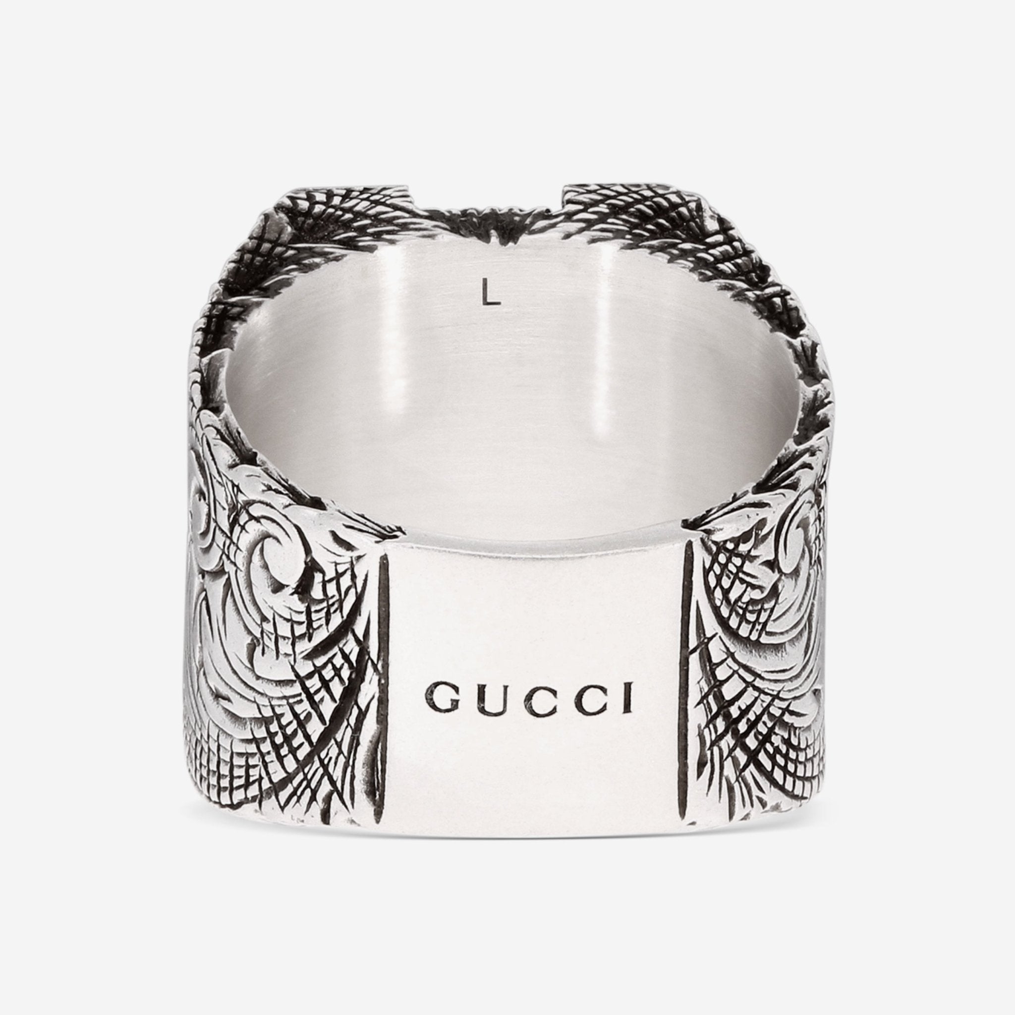 Gucci Sterling Silver Letter 