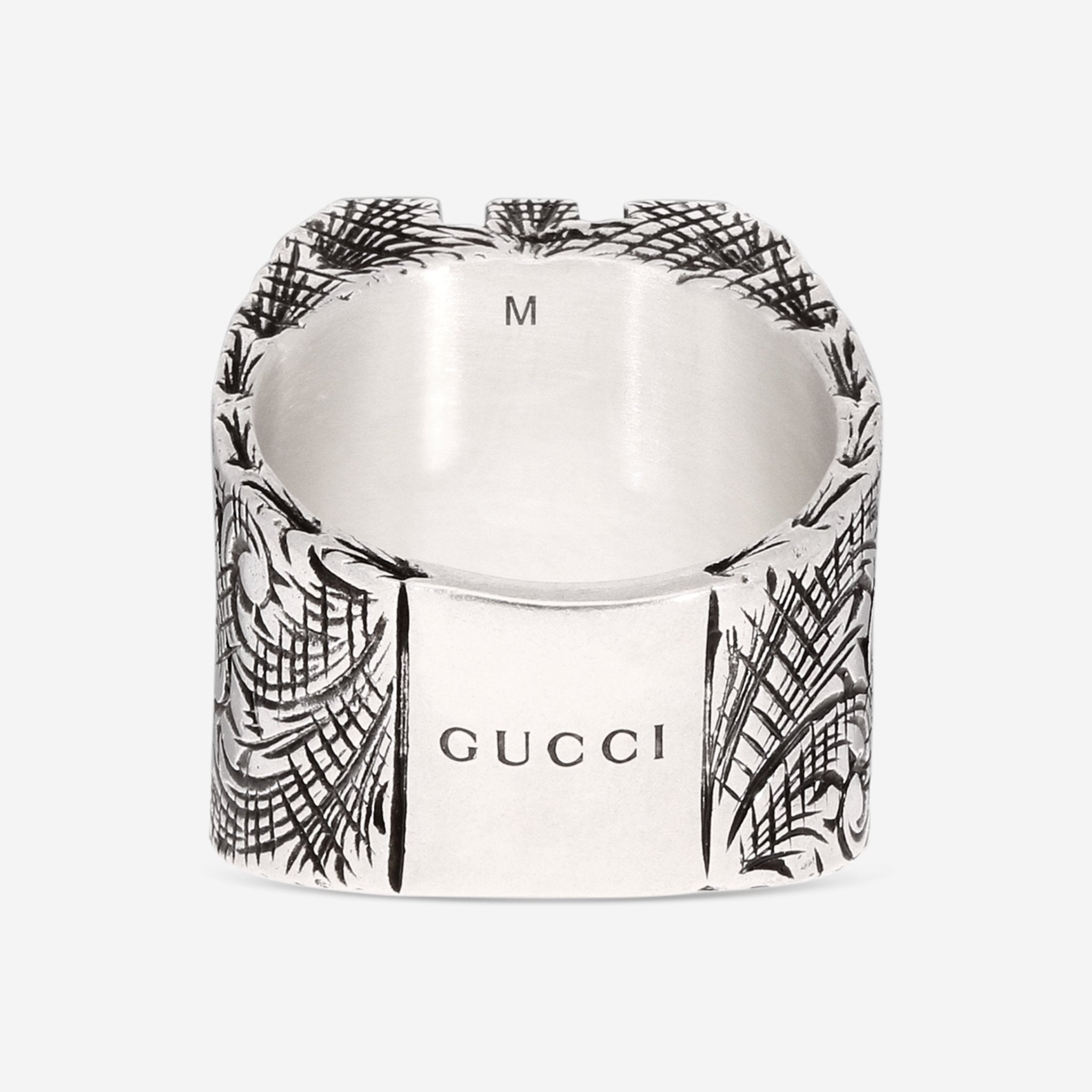 Gucci Sterling Silver Letter 