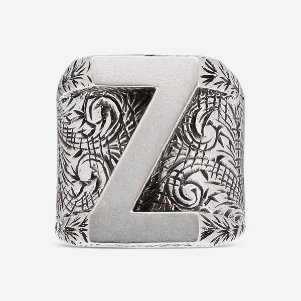 Gucci Sterling Silver Letter "Z" Ring Sz. 7 YBC554269001 - THE SOLIST - Gucci