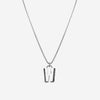 Gucci Sterling Silver Pendant Letter "W" Necklace YBC55425700100M - THE SOLIST - Gucci