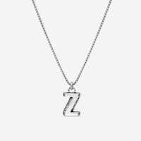 Gucci Sterling Silver Pendant Letter "Z" Necklace 607089J84000811 - THE SOLIST - Gucci