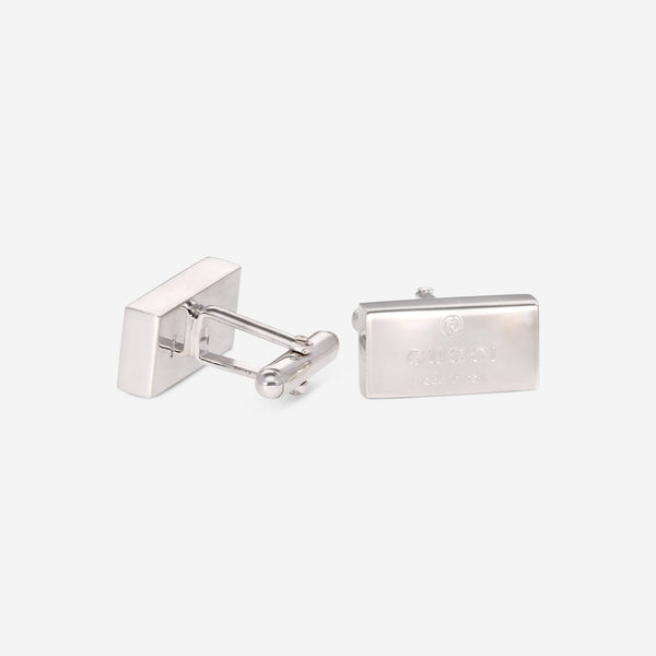 Gucci Trademark Sterling Silver Cufflinks YBE011099001 - THE SOLIST - Gucci