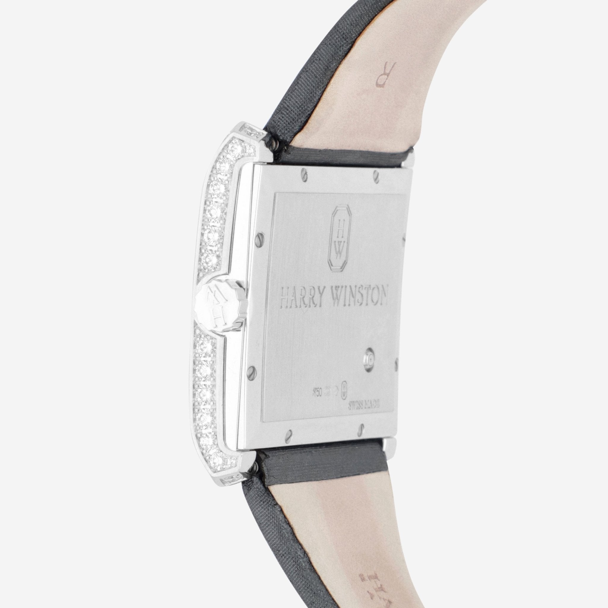 Harry Winston Avenue Squared 18K White Gold Quartz Ladies Watch AVSQTZ38WW010 - THE SOLIST - Harry Winston